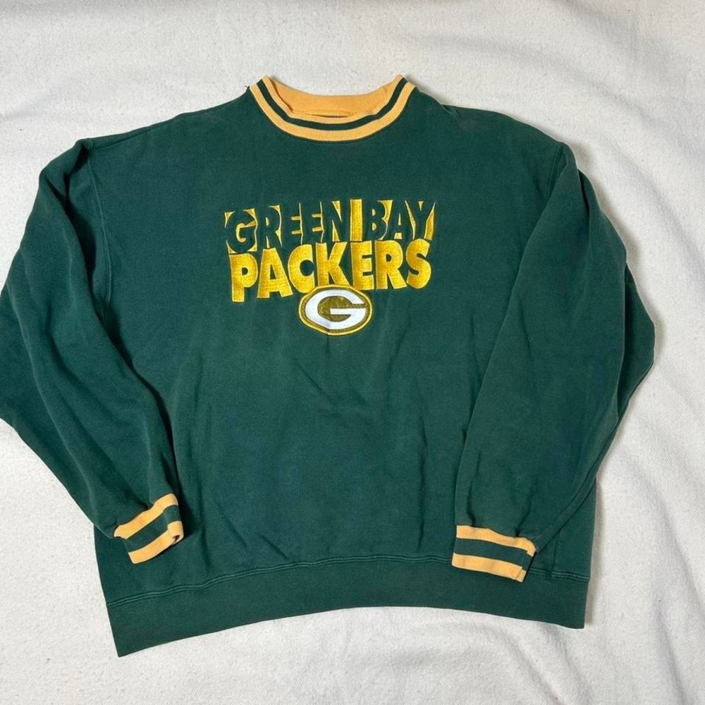 Green Bay Packers Sweatshirt Mens XL NFL Football‎ Pro Player USA Sweater